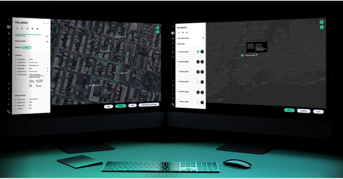 HoloTrak platform Unified dashboard visualizing multiple location sources