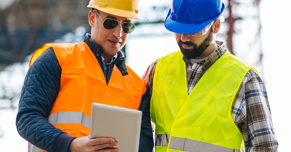 Worker Holding