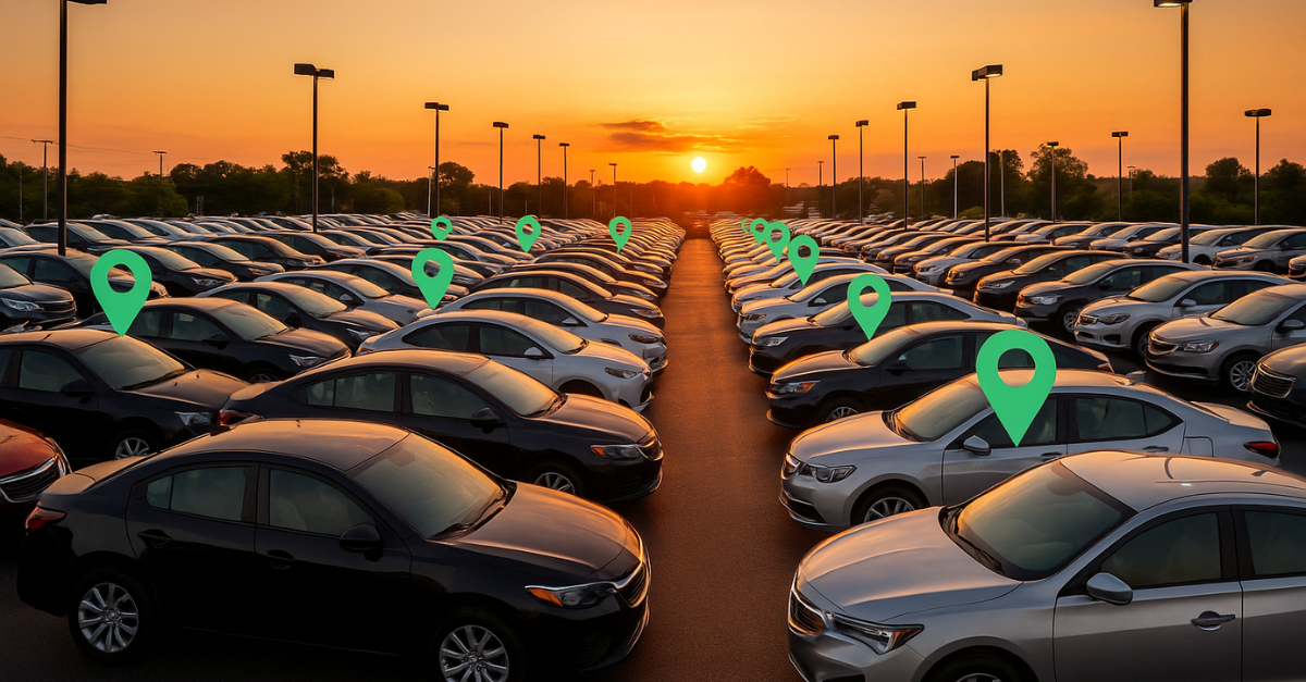 GPS tracking for car dealerships improves visibility across vehicle lots.