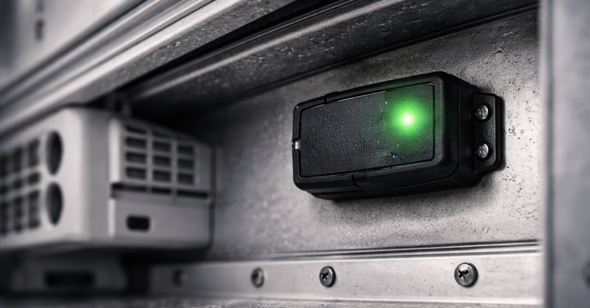 Battery powered GPS tracking device for cold chain monitoring solutions